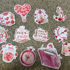 Valentine's Day Cruise Themed Magnets
